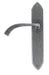 From The Anvil Handles Latch Pewter Gothic Curved Sprung Lever