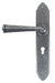 From The Anvil Handles Lock Pewter Gothic Lever Lock Set