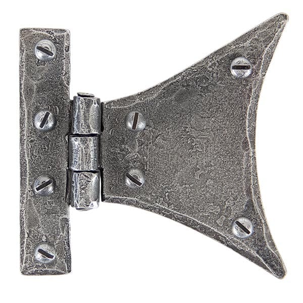 From The Anvil Hinges 3¼" Pewter Half Butterfly Hinge (pair)