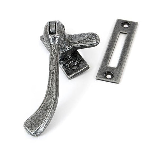 From The Anvil Window Hardware Pewter Pewter Handmade Peardrop Fastener