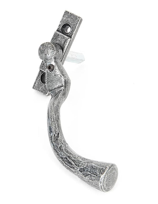 From The Anvil Window Hardware Right Hand Pewter Large 16mm Peardrop Espag