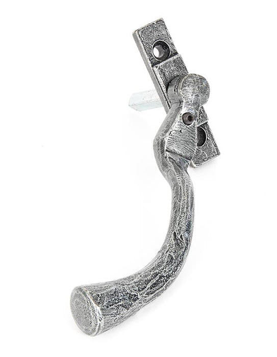 From The Anvil Window Hardware Left Hand Pewter Large 16mm Peardrop Espag