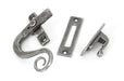 From The Anvil Window Hardware Left Hand Pewter Locking Monkeytail Fastener