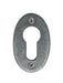 From The Anvil Escutcheons Pewter Pewter Oval Euro Escutcheon