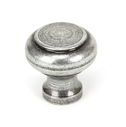 From The Anvil Cupboard Knob Small Pewter Regency Cupboard Knob