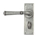 From The Anvil Handles Bathroom Pewter Regency Lever Lock set