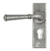 From The Anvil Handles Euro Lock Pewter Regency Lever Lock set