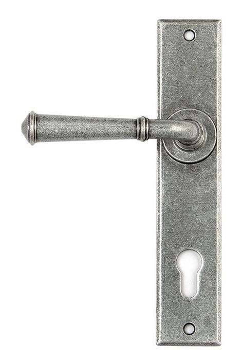 From The Anvil Handles Espag Pewter Regency Lever Lock set