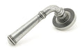 From The Anvil Handles Beehive Pewter Regency Lever on Rose Set (Plain) - UnsprunG