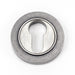 From The Anvil Escutcheons Plain Pewter Round Euro Escutcheon