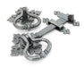 From The Anvil Latches Pewter Pewter Shakespeare Latch Set