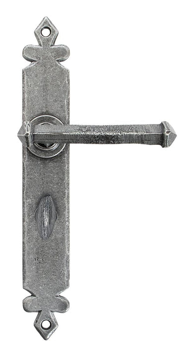 From The Anvil Handles Pewter Pewter Tudor Lever Bathroom Set