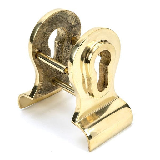 From The Anvil Flush Pull Handles 50mm Polished Brass 50mm Euro Door Pull (Back to Back fixings)