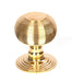 From The Anvil Knobs Beehive Polished Brass Beehive Centre Door Knob