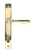 From The Anvil Window Hardware Slimline Polished Brass Newbury Slimline Lever Espag. Lock Set