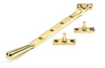 From The Anvil Window Hardware 10" Polished Brass Newbury Stay