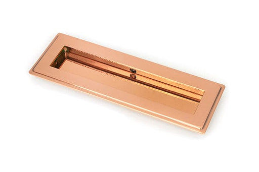 From The Anvil Flush Pull Handles 175mm Polished Bronze  Art Deco Rectangular Pull