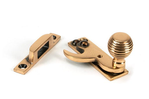 From The Anvil Window Hardware Sash Hook Beehive Polished Bronze Beehive Sash Hook Fastener