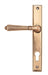 From The Anvil Window Hardware Polished bronze Polished Bronze Hinton Slimline Lever Espag. Lock Set