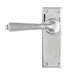 From The Anvil Handles Latch set Polished Chrome Hinton Lever on Rose Set