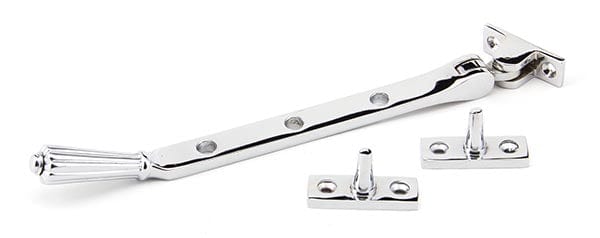 From The Anvil Window Hardware 8" Polished Chrome Hinton Stay