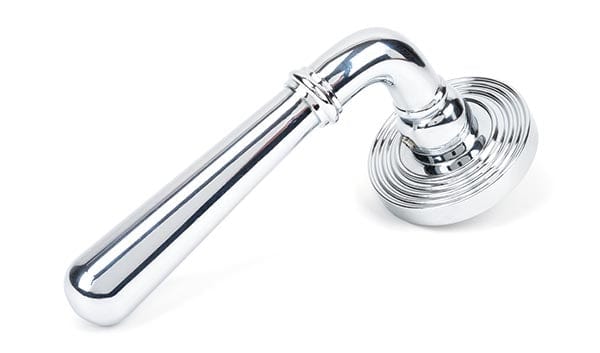 From The Anvil Handles Beehive Polished Chrome Newbury Lever on Rose Set (Plain) - Unsprung