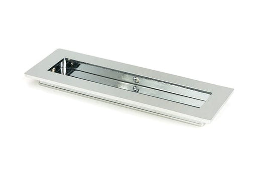 From The Anvil Flush Pull Handles 175mm Polished Chrome  Plain Rectangular Pull