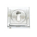 From The Anvil Escutcheons Square Polished Chrome Round Escutcheon