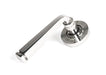 From The Anvil Handles Beehive Polished Marine SS (316) Avon Round Lever on Rose Set