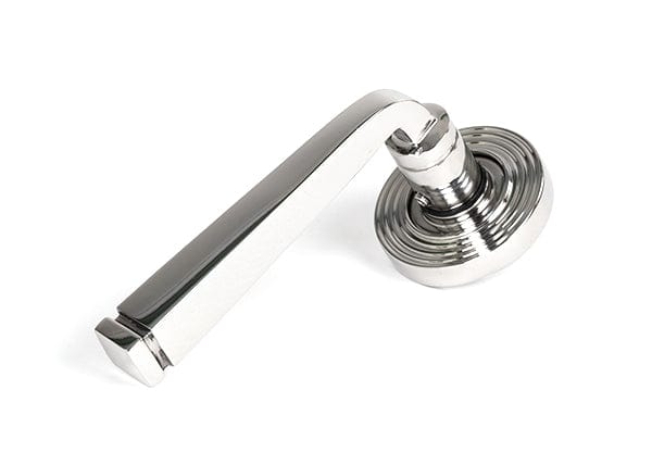 From The Anvil Handles Beehive Polished Marine SS (316) Avon Round Lever on Rose Set (Plain) - Unsprung