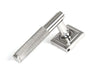 From The Anvil Handles Square Polished Marine SS (316) Brompton Lever on Rose Set