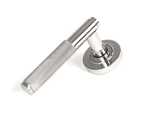 From The Anvil Handles Plain Polished Marine SS (316) Brompton Lever on Rose Set (Plain) - Unsprung