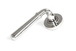 From The Anvil Handles Plain Polished Marine SS (316) Newbury Lever on Rose Set