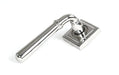 From The Anvil Handles Square Polished Marine SS (316) Newbury Lever on Rose Set