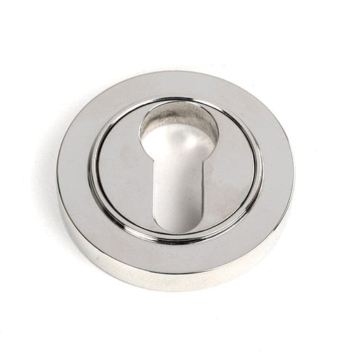 From The Anvil Escutcheons Plain Polished Marine SS (316) Round Euro Escutcheon