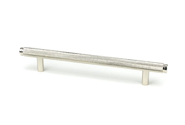 From The Anvil Cupboard Handles Medium Polished Nickel Full Brompton Pull Handle