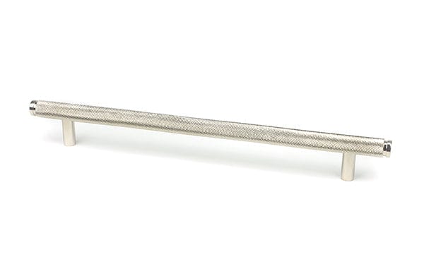 From The Anvil Cupboard Handles Large Polished Nickel Full Brompton Pull Handle