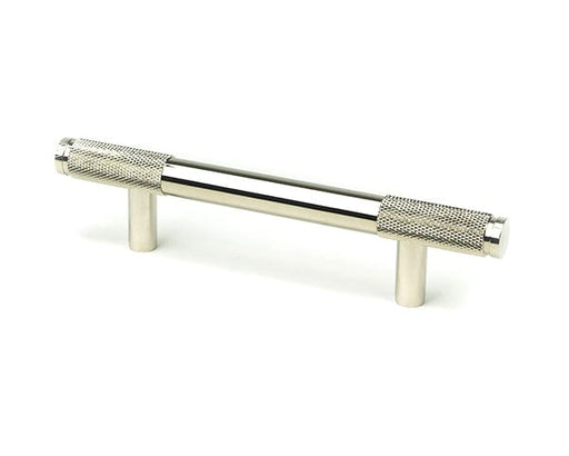 From The Anvil Cupboard Handles Small Polished Nickel Half Brompton Pull Handle