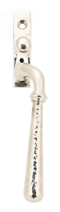 From The Anvil Window Hardware Right Hand Polished Nickel Hammered Newbury Espag