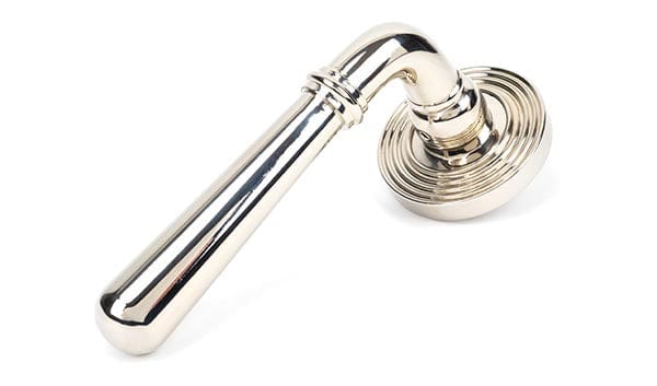 From The Anvil Handles Beehive Polished Nickel Newbury Lever on Rose Set (Plain) - Unsprung