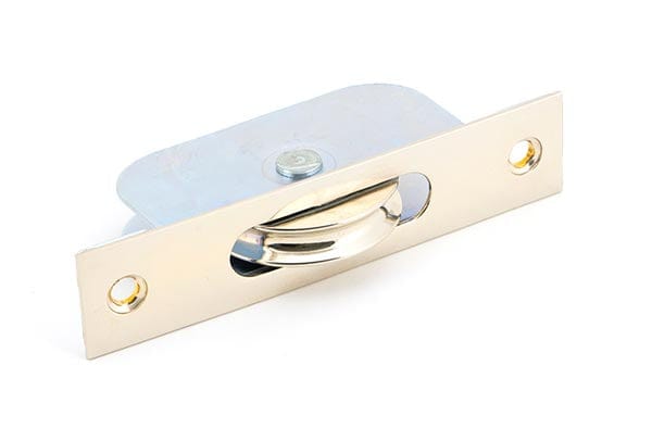 From The Anvil Window Hardware Polished Nickel Polished Nickel Square Ended Sash Pulley 75kg