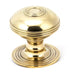 From The Anvil Knobs Aged Brass Prestbury Centre Door Knob