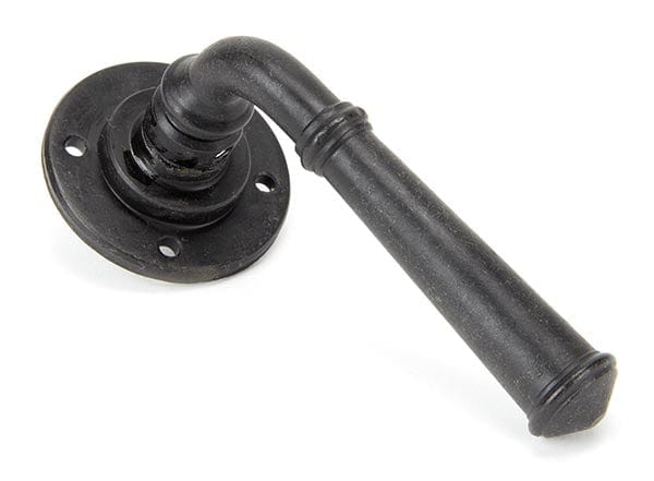 From The Anvil Handles Beeswax Regency Lever on Rose Set - Unsprung