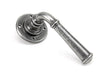 From The Anvil Handles Pewter Regency Lever on Rose Set - Unsprung