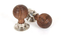 From The Anvil Knobs Rosewood Rosewood and PN Beehive Mortice/Rim Knob Set