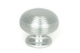 From The Anvil Cupboard Knob 40mm Satin Chrome Beehive Cupboard Knob