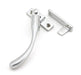 From The Anvil Window Hardware Left Hand Satin Chrome Night-Vent Locking Peardrop Fastener