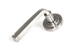 From The Anvil Handles Plain Satin Marine SS (316) Avon Round Lever on Rose Set (Plain) - Unsprung