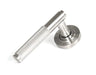 From The Anvil Handles Beehive Satin Marine SS (316) Brompton Lever on Rose Set (Plain) - Unsprung