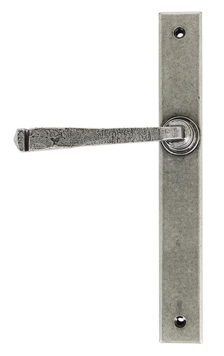 From The Anvil Handles Pewter Slimline Lever Latch Set